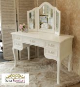 Meja Rias Jakarta Vanity 3 Cermin