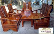 Jual Kursi Tamu Kayu Jati Model Hongkong Minimalis MURAH