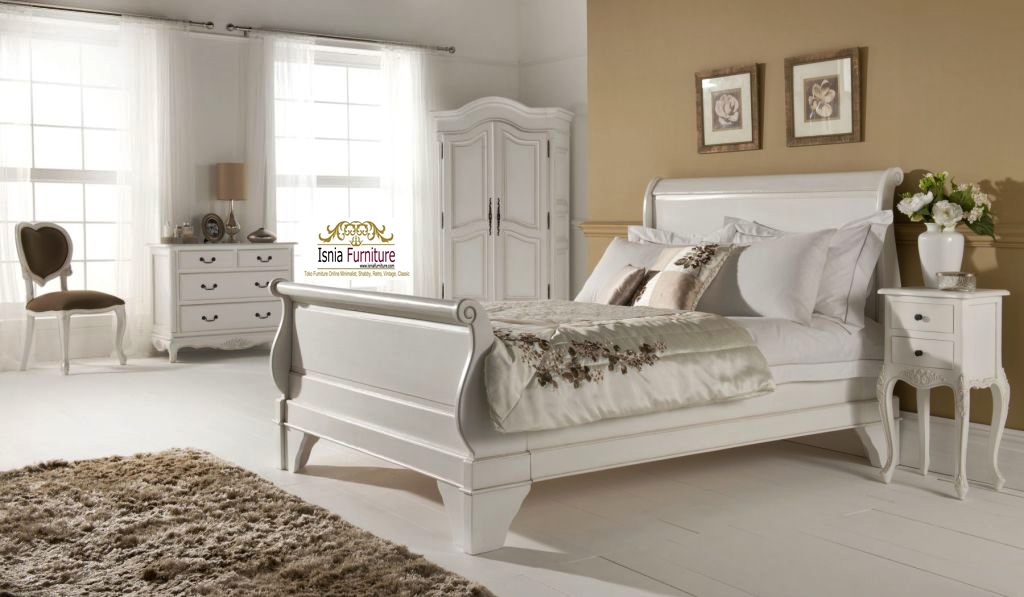 Set Tempat Tidur Minimalis Bagong Duco Putih Harga Murah