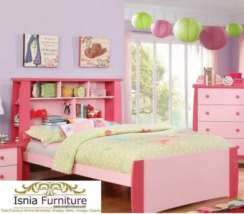 Kamar Set Anak Semarang Warna Pink