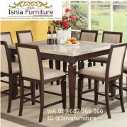 Jual Meja Makan Marmer Segi Empat di Solo