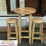 Jual Kursi Kayu Bulat Minimalis Solid Harga Murah