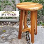 Jual Kursi Kayu Bulat Minimalis Solid Harga Murah