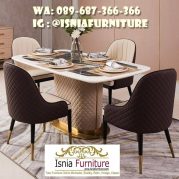 Meja Makan Marmer Banjarmasin Mewah Paling Terlengkap