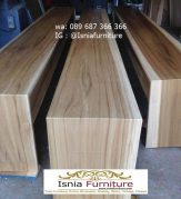 Meja Kursi Balok Kayu Trembesi