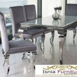 Meja Makan Granit Keramik Minimalis Mewah Terpopuler