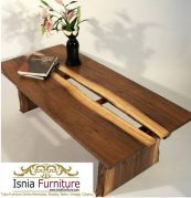 Meja Tamu Tebal Kayu Jati Antik Solid Harga Murah