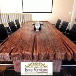 Jual Meja Kayu Mahoni Utuh Tebal Solid Terbaru
