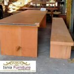 Jual Meja Kayu Mahoni Utuh Tebal Solid Terbaru