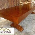 Jual Meja Kayu Mahoni Utuh Tebal Solid Terbaru