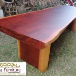 Jual Meja Kayu Mahoni Utuh Tebal Solid Terbaru