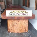 Jual Meja Kayu Mahoni Utuh Tebal Solid Terbaru