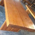 Jual Meja Kayu Mahoni Utuh Tebal Solid Terbaru