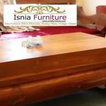 Jual Meja Kayu Mahoni Utuh Tebal Solid Terbaru