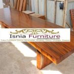 Jual Meja Kayu Mahoni Utuh Tebal Solid Terbaru