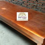 Jual Meja Kayu Mahoni Utuh Tebal Solid Terbaru