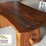 Jual Meja Kayu Mahoni Utuh Tebal Solid Terbaru