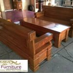 Jual Meja Kayu Mahoni Utuh Tebal Solid Terbaru