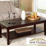 Jual Meja Kayu Mahoni Utuh Tebal Solid Terbaru