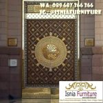 Jual Pintu Masjid Nabawi Kayu Jati Minimalis Solid