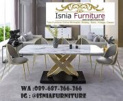 Jual Meja Makan Marmer Blitar Desain Minimalis