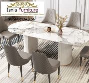 Custom Meja Makan Marmer Berkualitas