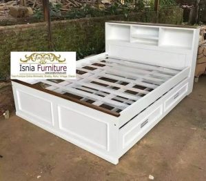 Jual Tempat Tidur Cat Duco Model Laci Minimalis Harga Terjangkau