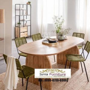 Jual Meja Makan Bahan Jati Kualitas Ori 100%