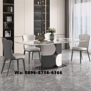 Meja Makan luxuri Marmer Model Baru