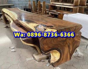 Meja Kayu Utuh Trembesi