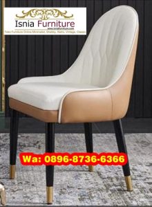Kursi Makan Desain Terbaik Kaki Kombinasi Stenlis Produsen Pertama