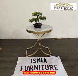 Meja Sudut Bulat Terkini Kaki Lengkung
