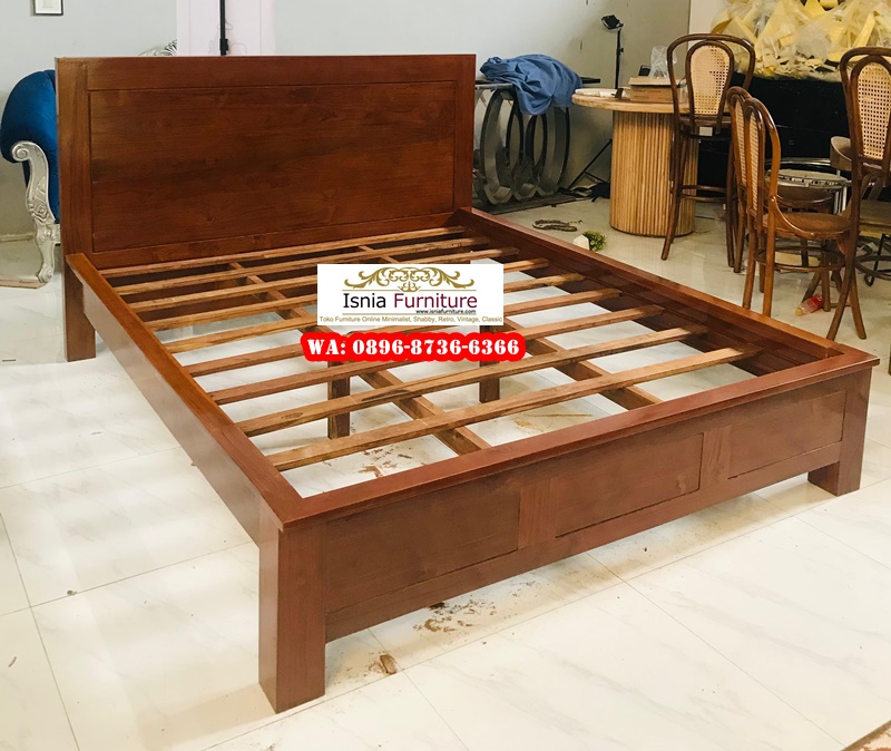 Produsen Tempat Tidur Kayu Jati Minimalis