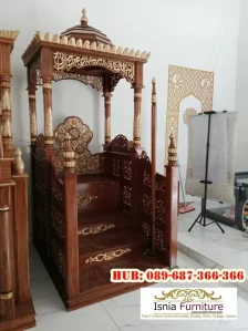 Mimbar Masjid Tangga Depan