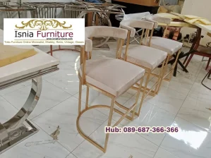 Kursi Bar Minimalis Bahan Stainless