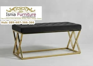 Jual Bangku Stainless Gold