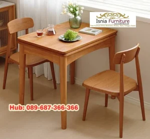 Set Meja Kursi Cafe Kayu