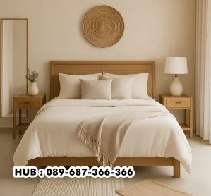 Tempat Tidur Jati Minamalis