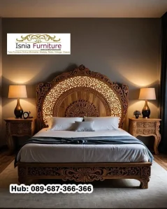 Tempat Tidur Mewah Kayu Jati