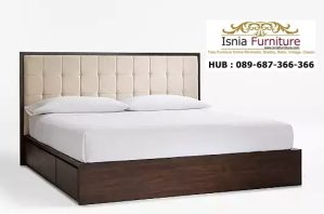 Jual Tempat Tidur Kayu Jati Tulungagung Laci Minimalis