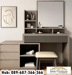 Jual meja Rias Kombinasi Laci Kecil