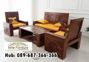 Jual Produk Kursi Tamu Kombinasi Busa Empuk Pekalongan