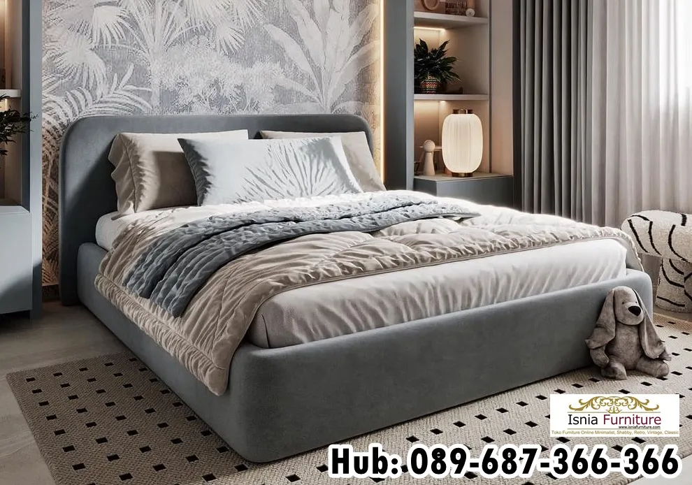 Tempat Tidur Kayu Jati Minimalis Modern Desain Mewah Leksono