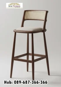 Jual Kursi Cafe Kayu Kaki Panjang