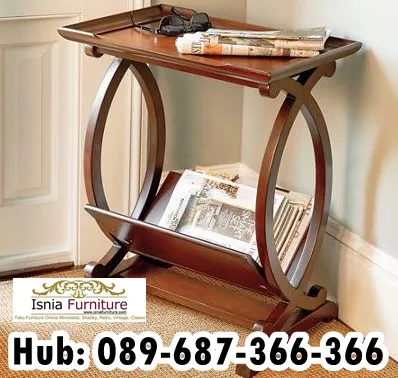 Jual Meja Sudut Kayu Untuk Elemem Dekorasi