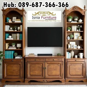 Jual Meja TV Cabinet Kayu Jati