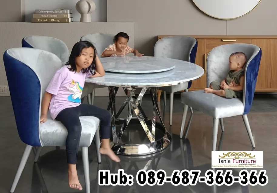 Jual Produk Meja Makan Marmer Mewah