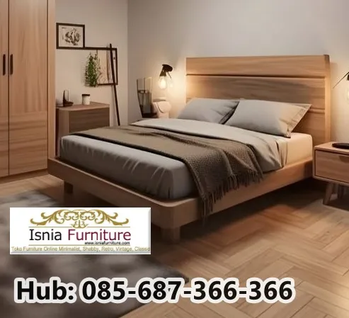 Jual Tempat Tidur Kayu Modern Luxury