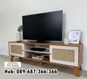 Jual Meja Tv Material Kayu Jati Mewah