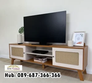 Jual Meja Tv Material Kayu Jati Mewah